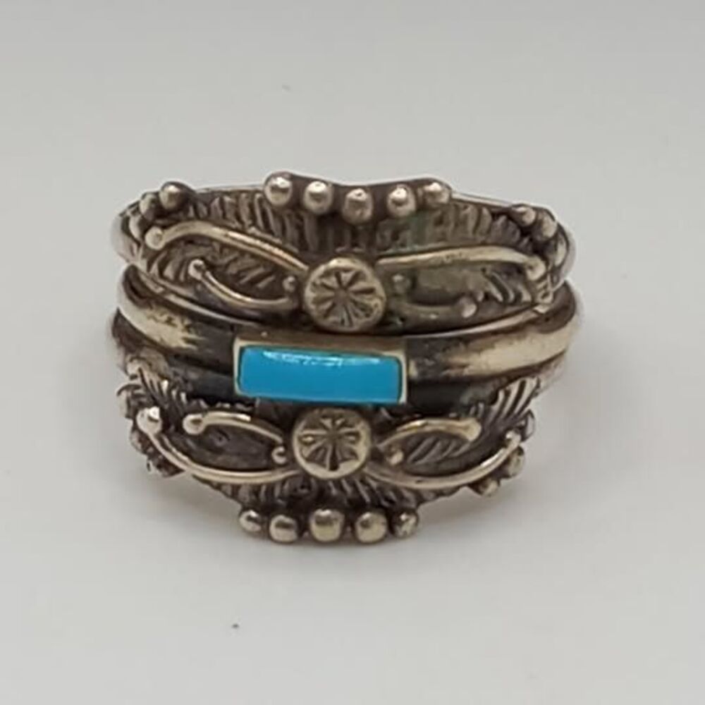 Native American Navajo Turquoise Ring - Picture 3 of 5